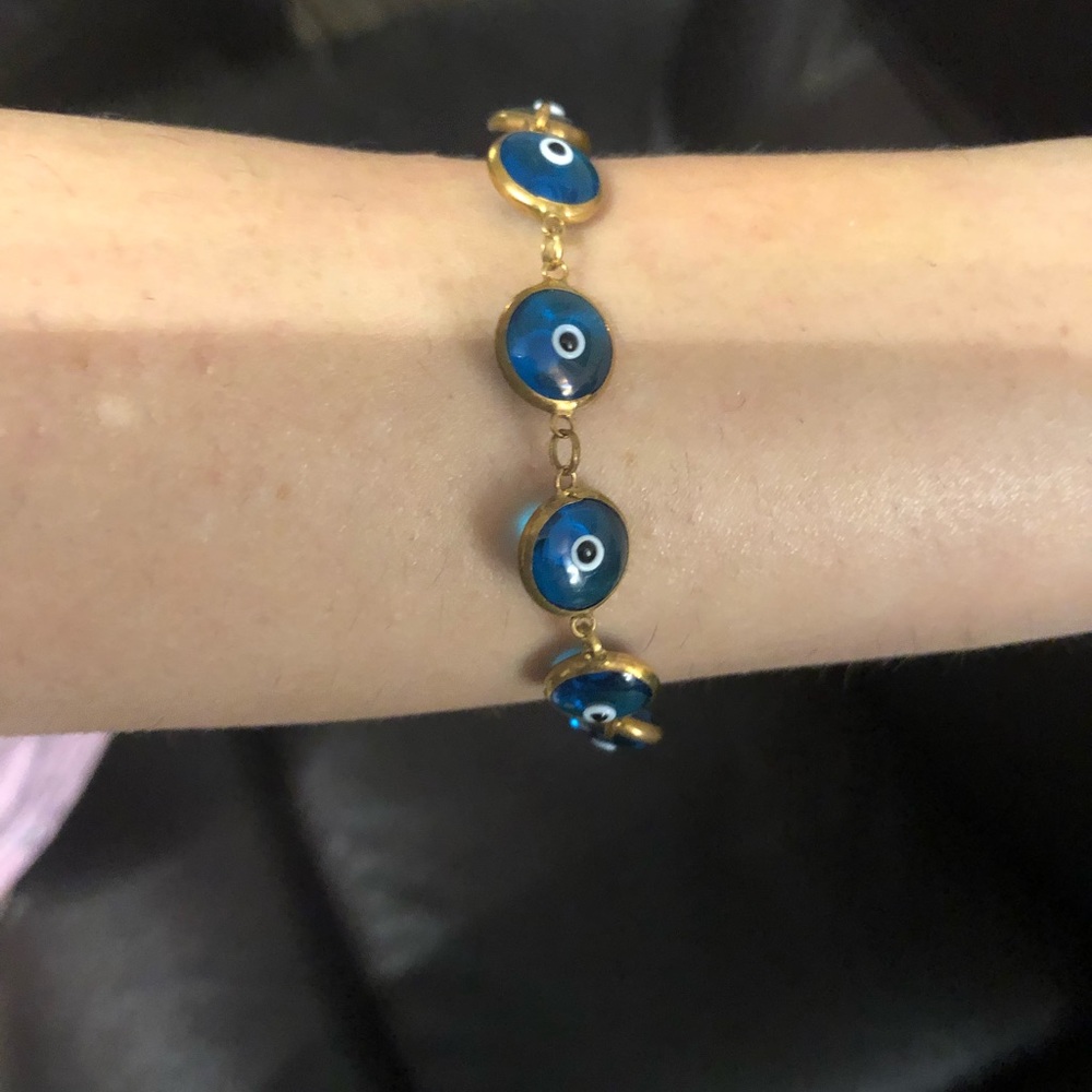 14k gold over silver bracelet